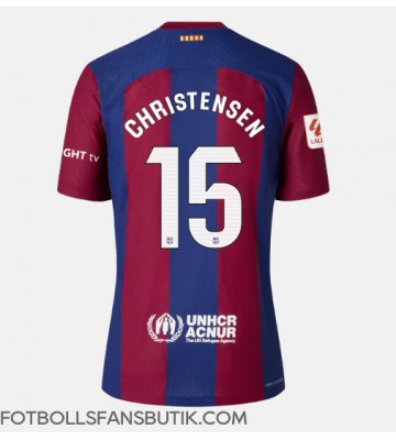 Barcelona Andreas Christensen #15 Replika Hemmatröja Damer 2023-24 Kortärmad